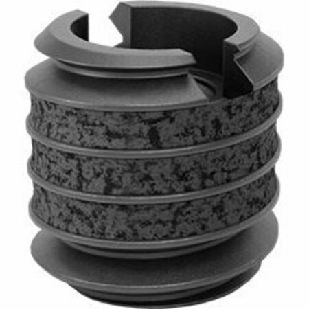 BSC PREFERRED Black-Phosphate Steel Thread-Locking Insert Easy-to-Install M4 x 0.7mm Thread Size 5/16-18 Tap, 5PK 90259A215